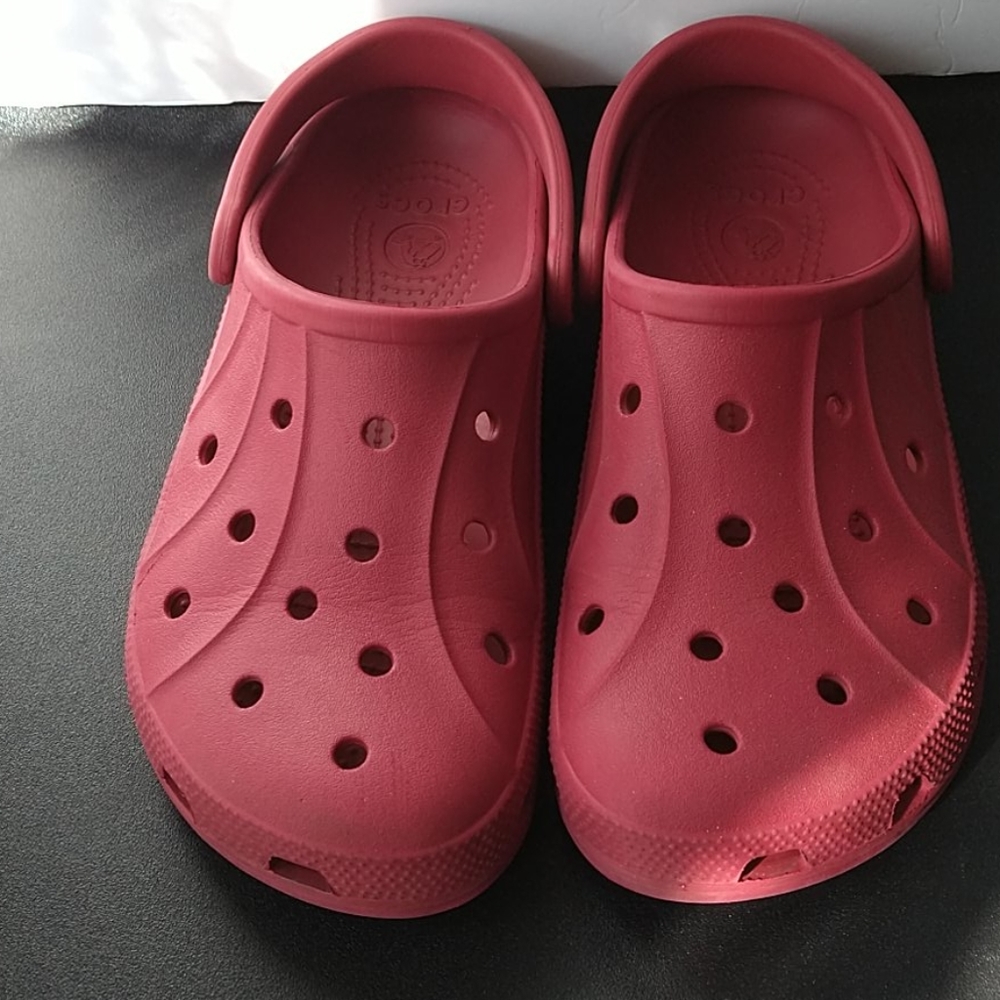 Red Crocs
